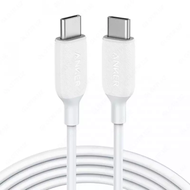 USB кабель Anker PowerLine III USB-C to USB-C 2.0 Cable 3ft White(p/n A8852H21)
