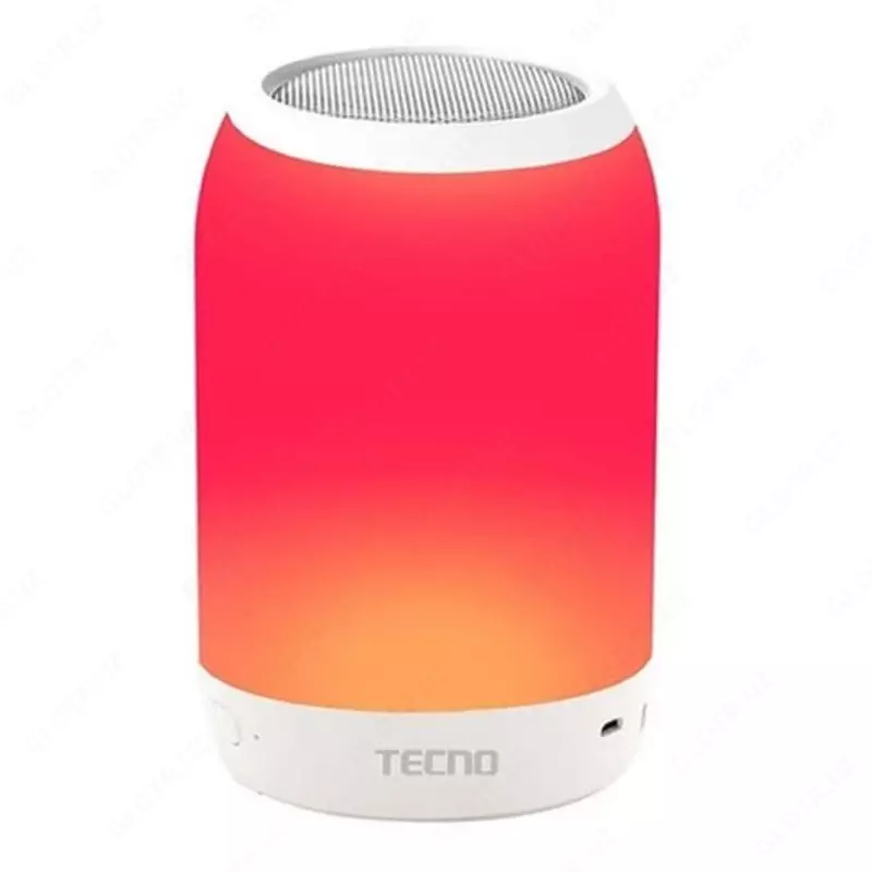 Портативная колонка с подсветкой Tecno Square S2  Bluetooth speaker White