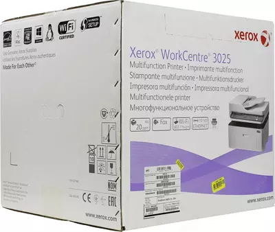  МФУ лазерный Xerox WorkCentre WC3025NI черно-белая печать  A4 - 