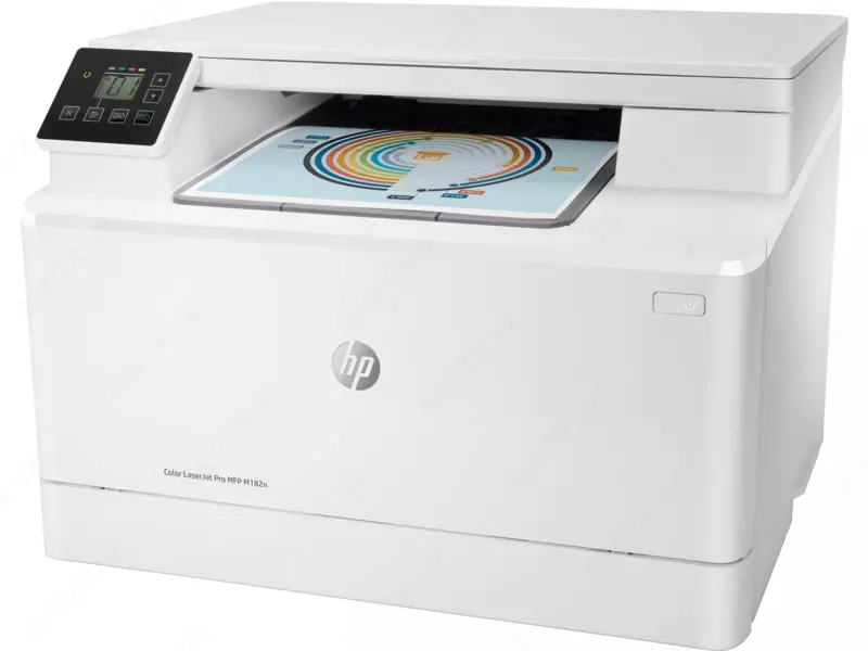 МФУ лазерный HP Color LaserJet Pro M182n  цветной (арт.7KW54A)