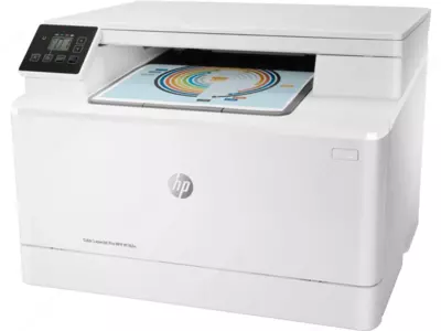 МФУ лазерный HP Color LaserJet Pro M182n  цветной (арт.7KW54A)