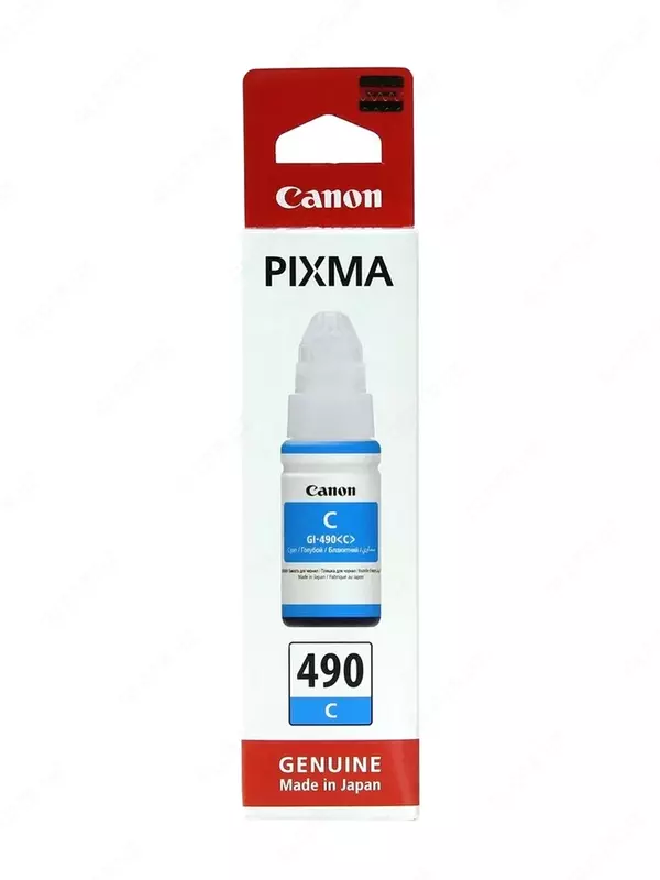 Чернила Canon GI-490 C  голубые (арт. 0664C001AB)