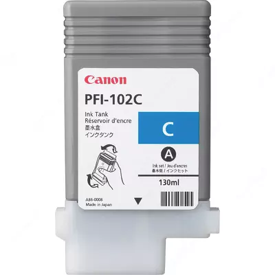 Картридж струйный Canon PFI-102 CYAN  голубой (арт. 0896B001AA)