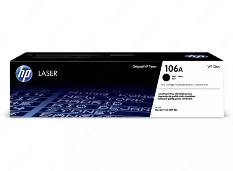 Lazer kartrij HP 106A BLACK  qora (art. W1106A)