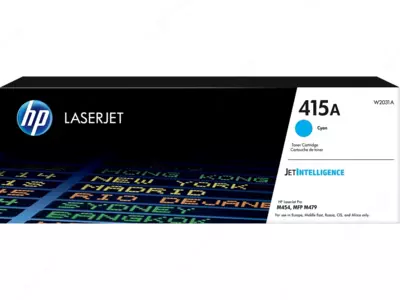 Картридж лазерный HP 415A CYAN  голубой (арт. W2031A)