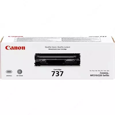 Lazer kartrij Canon CRG-737 BLACK  qora (art. 9435B002AA)
