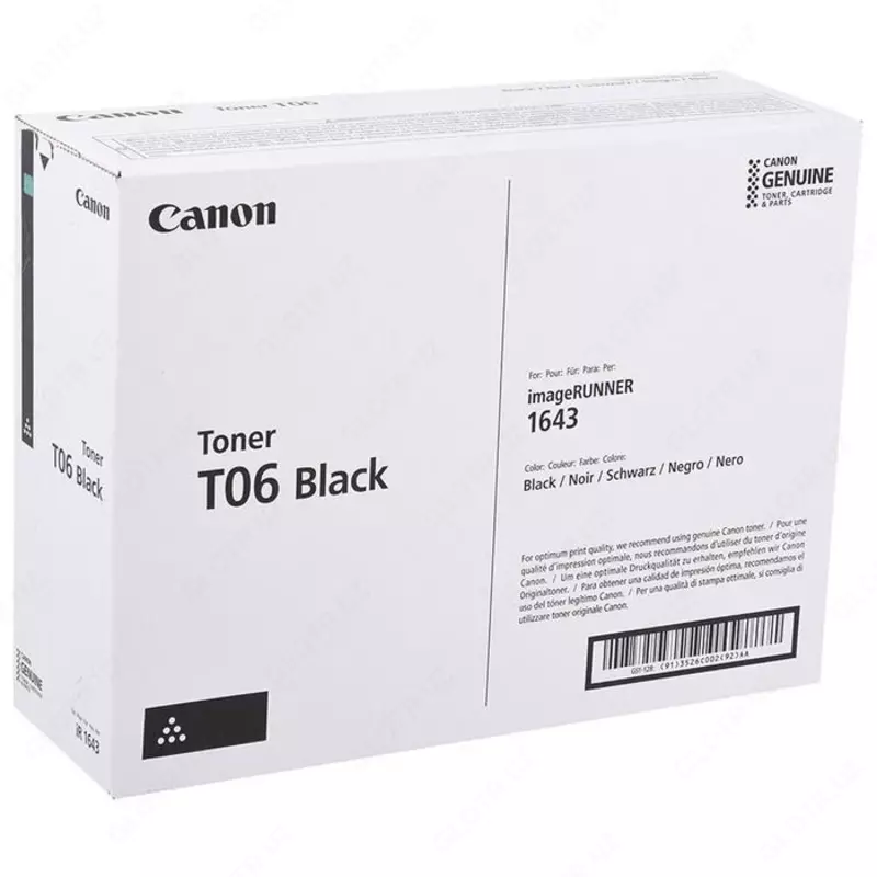 Картридж лазерный Canon T06 BLACK  черный (арт. 3526C002AA)
