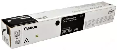Картридж лазерный Canon C-EXV63 BLACK  черный (арт. 5142C002AA)