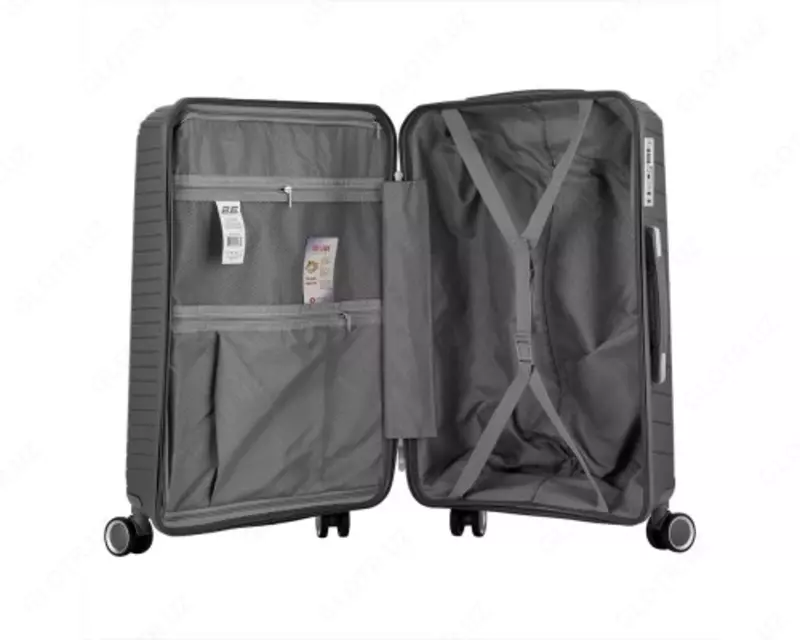   Набор чемоданов 2E  SIGMA (L+M+S) 3 в 1  4 колеса  графит  Set