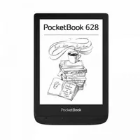 Электронная книга PocketBook 628  Ink Black (чехол в подарок)
