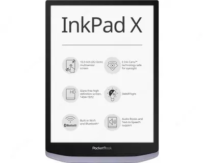  Электронная книга PocketBook X  Metallic grey - 