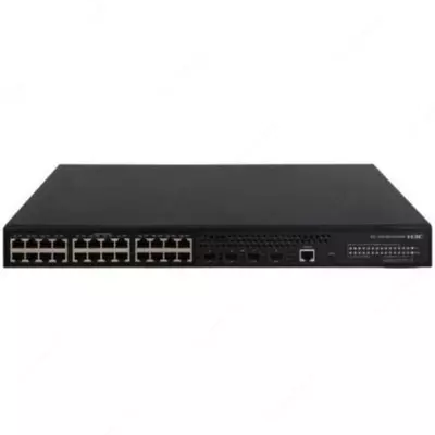  Kommutator H3C S5024PV3-EI L2 Ethernet Switch with 24*10/100/1000Base-T Ports and 4*1000Base-X SFP Ports (AC) - 