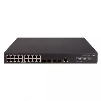  Коммутатор H3C S5120V2-20P-LI L2 Ethernet Switch with 16*10/100/1000Base-T Ports and 4*1000Base-X SFP Ports (AC) - 