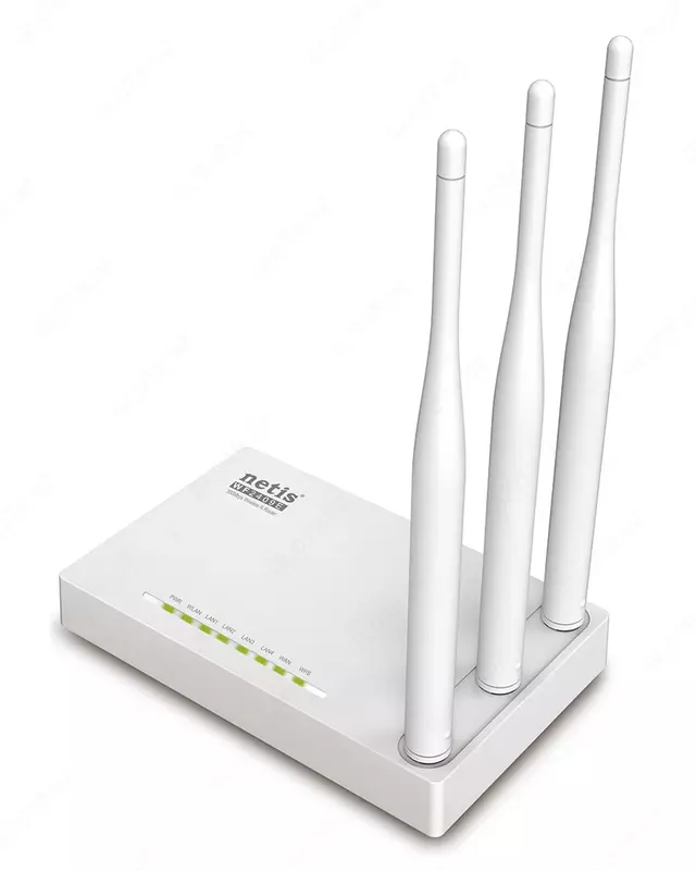Router Netis WF2409E N300  4xFE LAN  1xFE WAN  3x tashqi