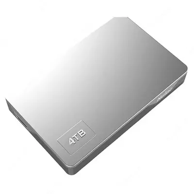 Портативный жесткий диск Netac 4TB USB 3.0 K338 Metal Silver+Grey