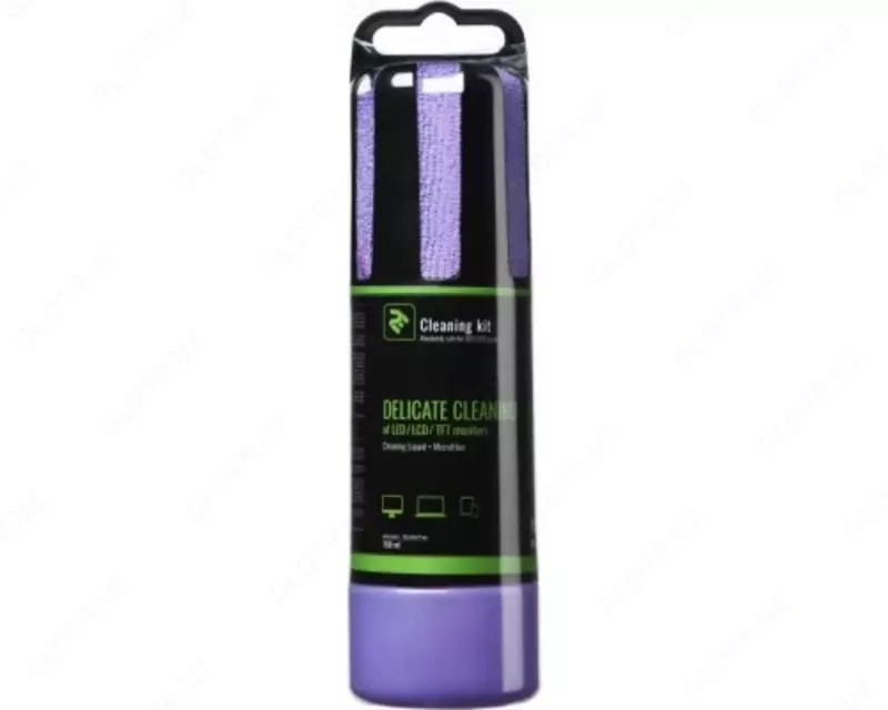  Набор для чистки 2E Liquid for LED/LCD 150ml  + салфетка Violet - 