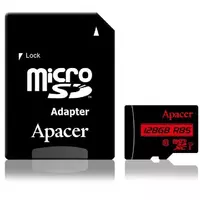 Карта памяти Apacer 128GB microSDHC C10 UHS-I R85MB/s + SD