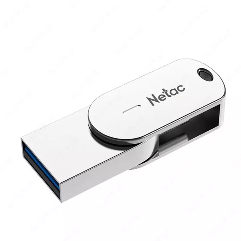  Накопитель Netac  64GB USB 3.0+TypeC Dual U785C - 