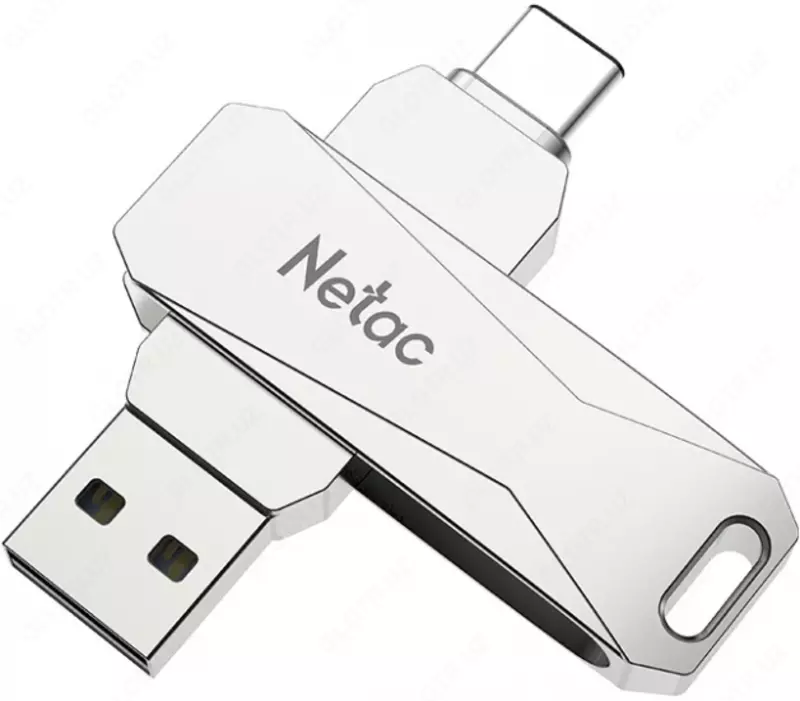  Netac 32GB USB 3.0+TypeC Dual U785C mini diski - 