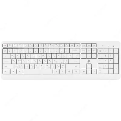  Клавиатура 2Е KS220 WL White - 