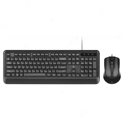  Комплект 2Е MK404 USB Black - 