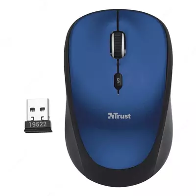  Мышь Trust YVI WIRELESS MOUSE BLUE - 