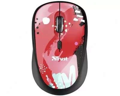  Мышь Trust Yvi WL Red Brush - 