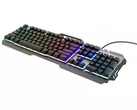 Клавиатура игровая Trust GXT 853 Esca Metal USB  Black