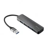  USB-хаб Trust Halyx USB-C to 4-Port USB-A 3.2 ALUMINIUM - 