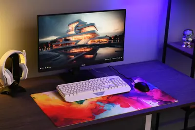  Игровая поверхность 2E GAMING Mouse Pad PRO Speed XL D01 Multicolor (800*450*3mm) - 