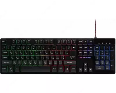  Клавиатура игровая 2E GAMING KG280 LED USB Black Ukr - 