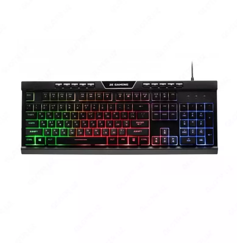 Клавиатура игровая 2E GAMING KG300 LED USB Black Ukr