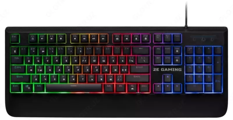 Клавиатура игровая 2E GAMING KG325 LED USB Black Ukr