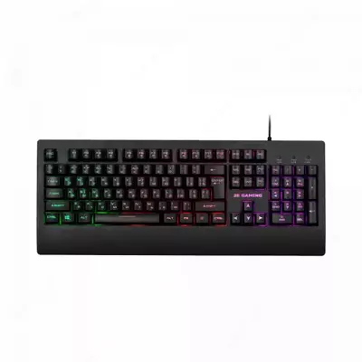  Клавиатура игровая 2E GAMING KG330 LED USB Black Ukr - 