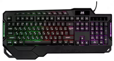Klaviatura 2E GAMING KG280 LED USB Black Ukr