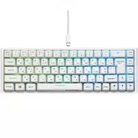 Клавиатура игровая 2E GAMING KG350 RGB 68key USB White Ukr