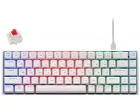  Клавиатура игровая 2E GAMING KG370 RGB 68key Gateron Red Switch USB White Ukr - 