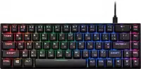 Клавиатура игровая 2E GAMING KG380 RGB 68key Gateron Blue Switch BT/USB Black Ukr