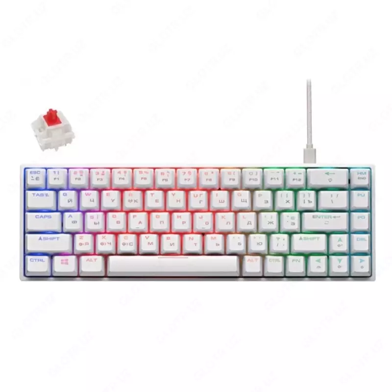 Klaviatura 2E GAMING KG280 LED USB Black Ukr