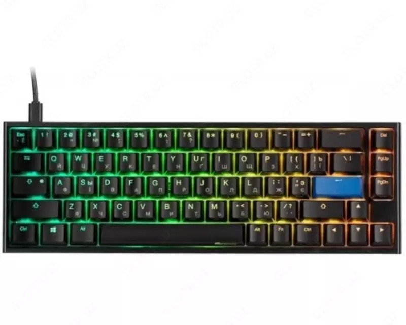 Клавиатура Ducky One 2 TKL  Cherry Red  RGB LED  UA/RU  Black-White