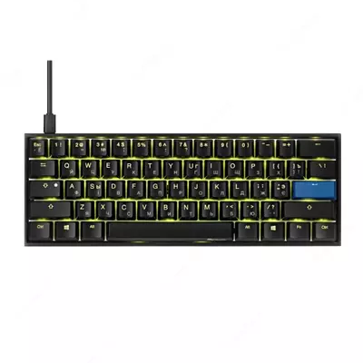  Клавиатура Ducky Mecha Mini  Cherry Red  RGB LED  UA/RU  Aluminium Black case - 
