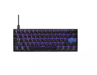 Клавиатура Ducky Mecha Mini  Cherry Brown  RGB LED  UA/RU  Aluminium Black case - 