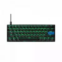Клавиатура Ducky Mecha Mini  Cherry Speed Silver  RGB LED  UA/RU  Aluminium Black case