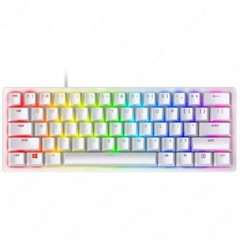 Клавиатура игровая Razer Huntsman Mini Mercury Ed. Red Switch USB US RGB  White
