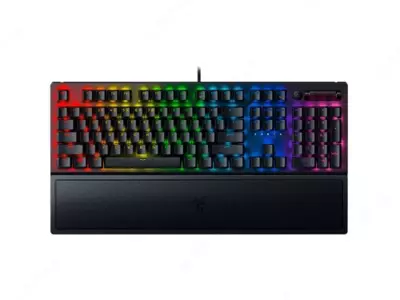 Клавиатура Razer BlackWidow V3 RGB 108key Green Switch USB/EN  чёрный