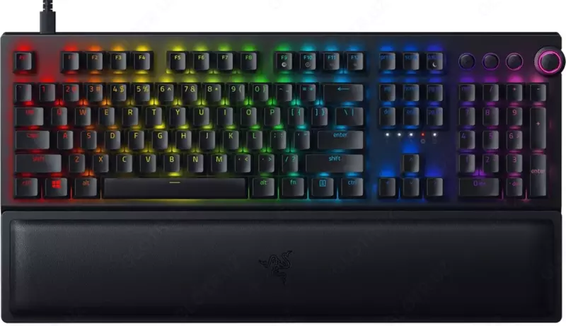  Клавиатура игровая Razer BlackWidow V3 Pro Green Switch WL/BT/USB RU RGB  Black - 