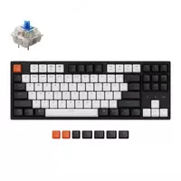  Keychron C1 Wired 87 Key  Gateron  Switch Mechanical Keyboard RGB  Blue Russian Layout - 