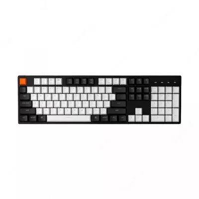 Keyboard mechanical Keychron C2 104Key  Gateron G Pro Red  USB-A  EN/UKR  White Led  Black