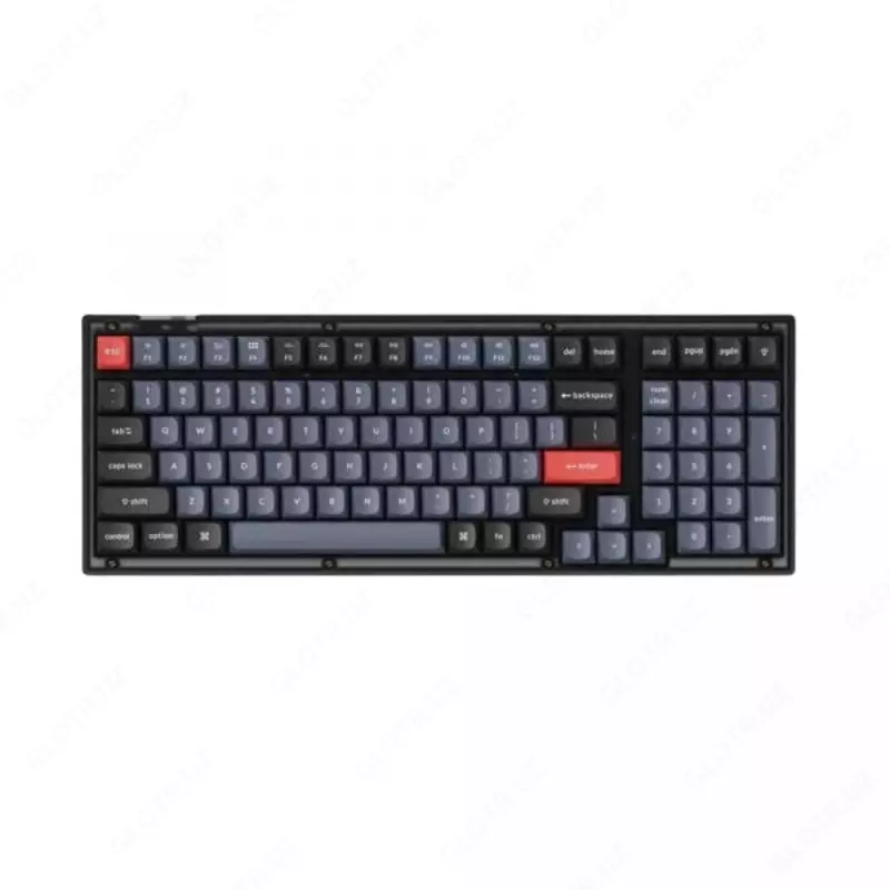 Oʻyin klaviaturasi Keyboard Keychron V5 100 Key QMK Keychron K PRO Red Hot-Swap RGB Frosted Black