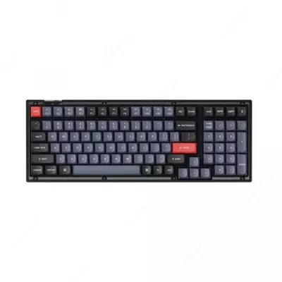  Oʻyin klaviaturasi Keyboard Keychron V5 100 Key QMK Keychron K PRO Red Hot-Swap RGB Frosted Black - 